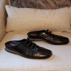 Prada Black Leather Loafer